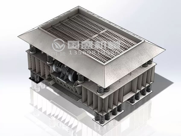 山皮石振動落砂機